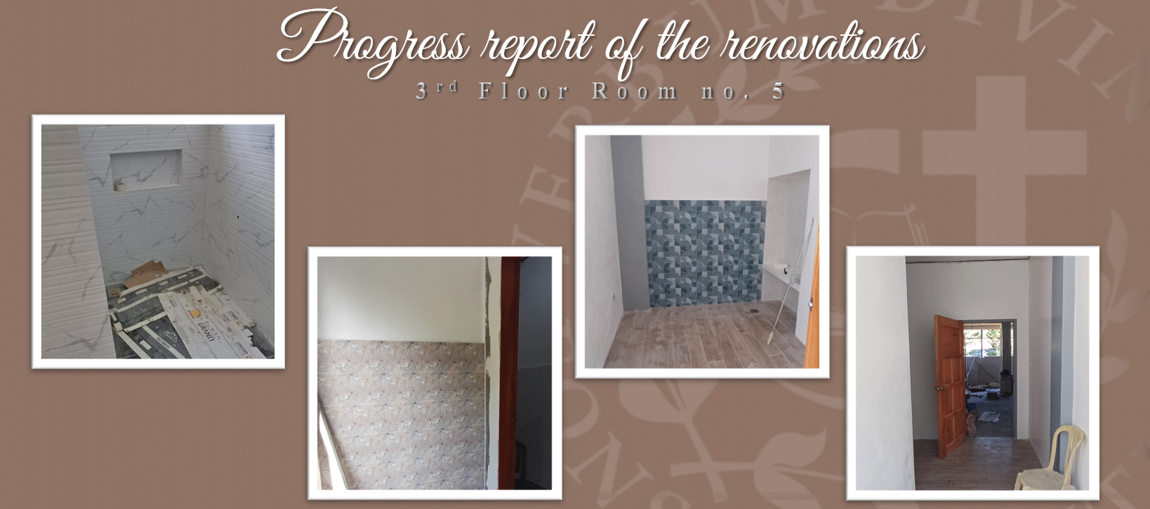 Progress report on the Renovations (3rd Floor Room no. 5)